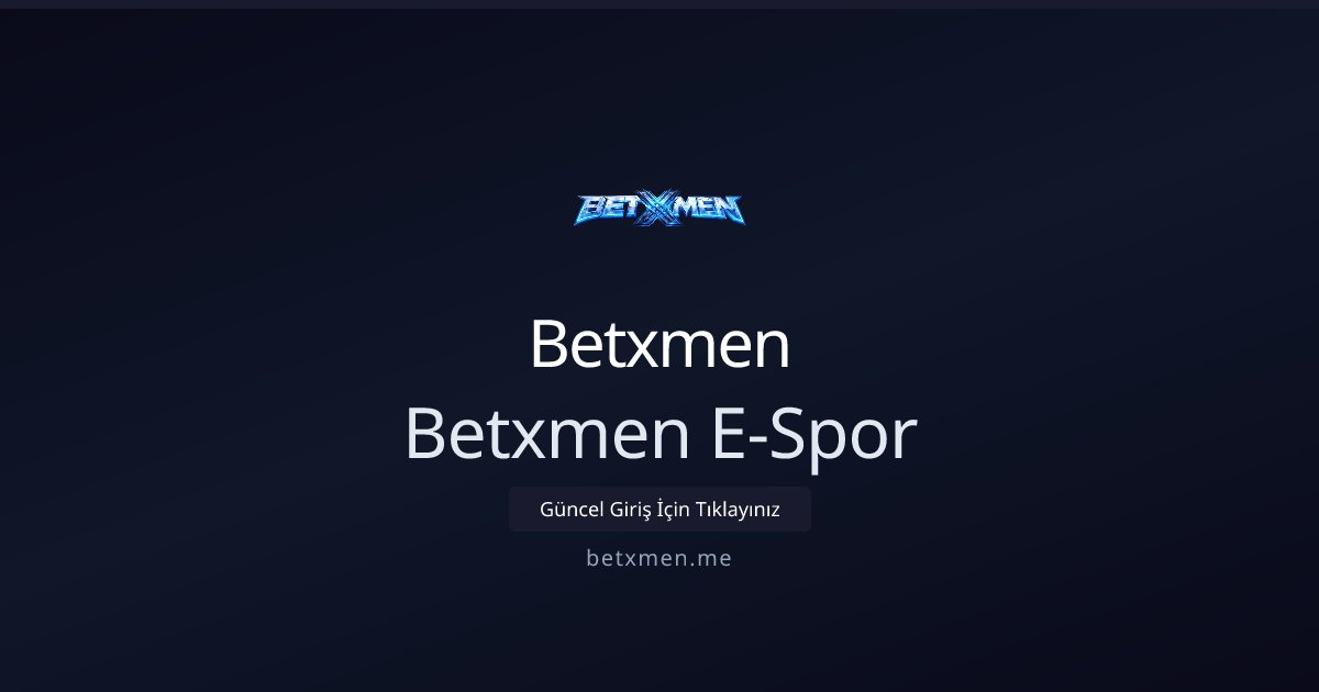 Betxmen Betxmen E-Spor